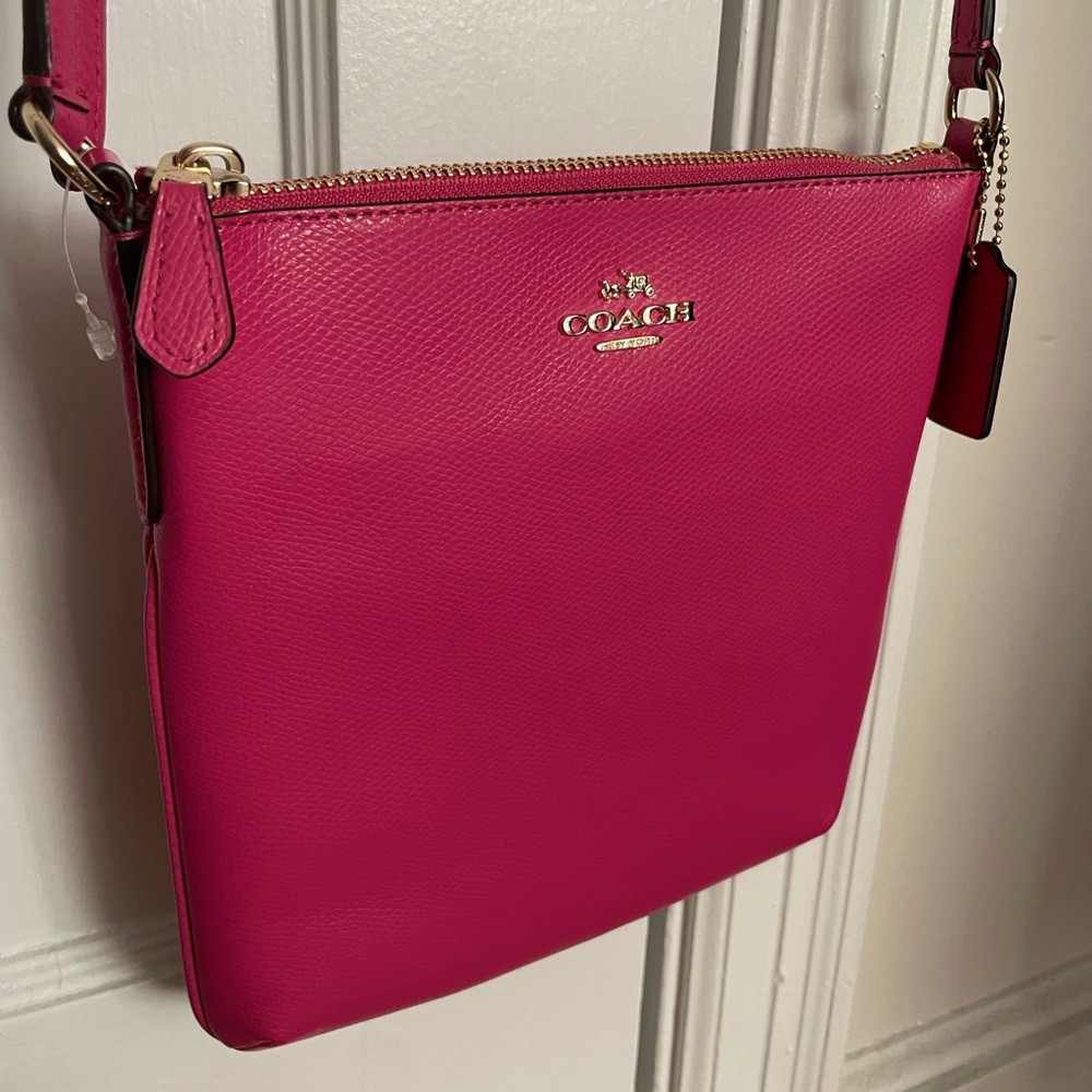Coach Crossgrain Leather North/South Bag #F36063